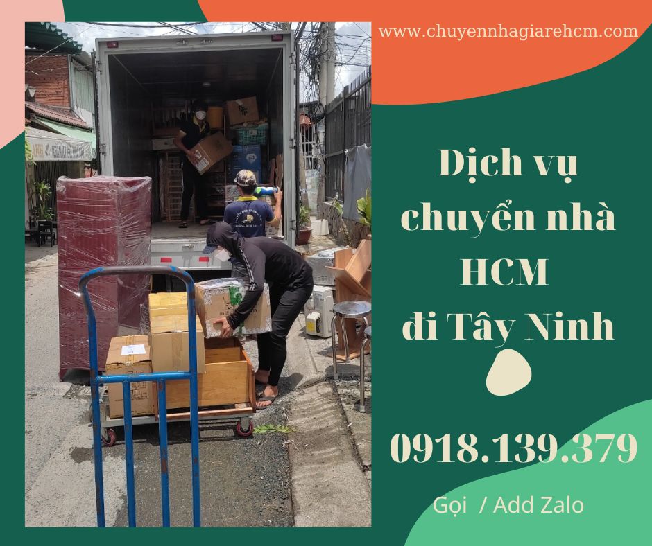 Dịch vụ chuyển nhà HCM đi Tây Ninh