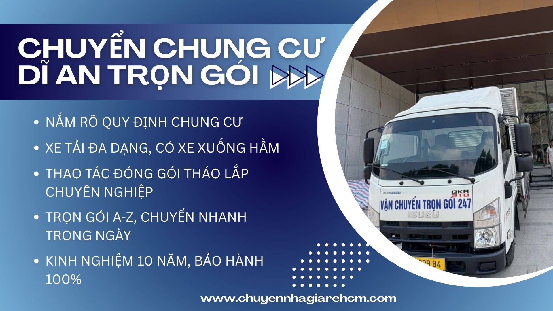 Kinh nghiệm chuyển nhà chung cư Dĩ An