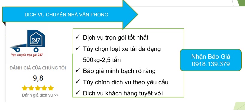 dịch vụ chuyển nhà uy tín tại HCM