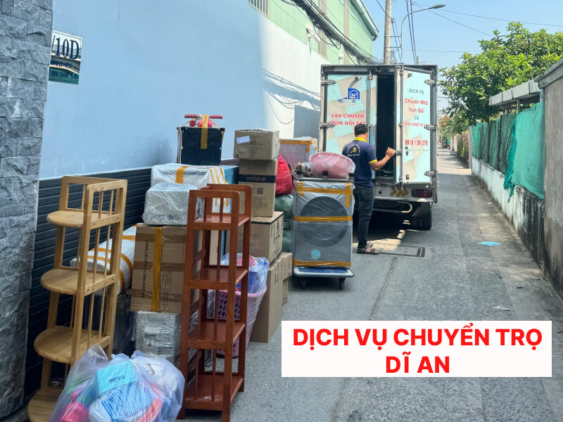 dịch vụ chuyển trọ dĩ an giá rẻ