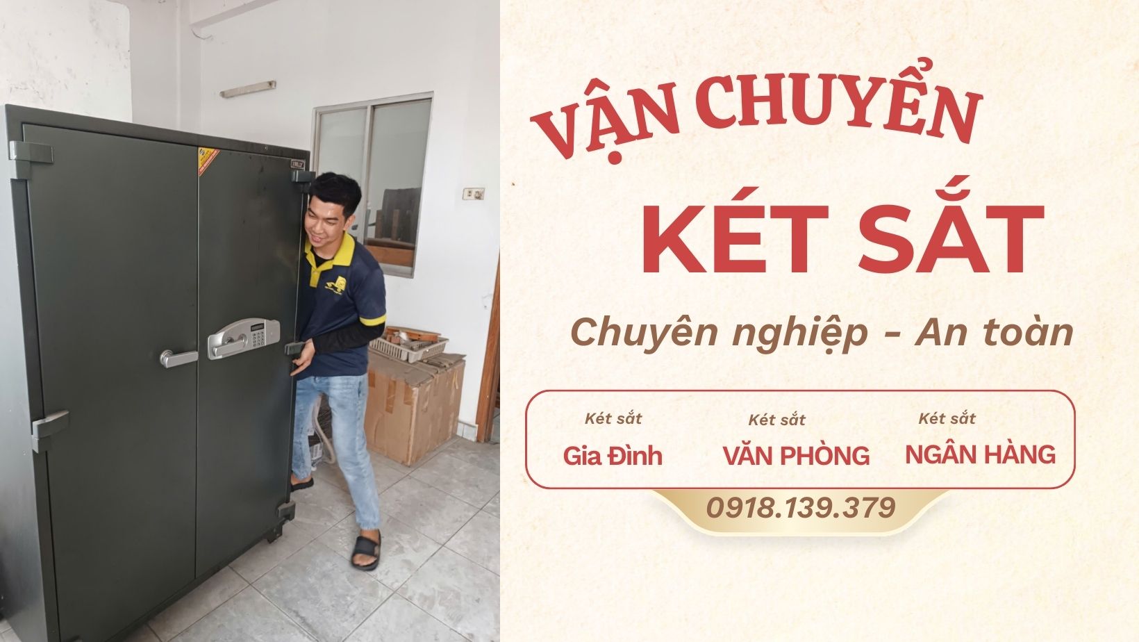 Dịch vụ vận chuyển két sắt HCM chuyên nghiệp