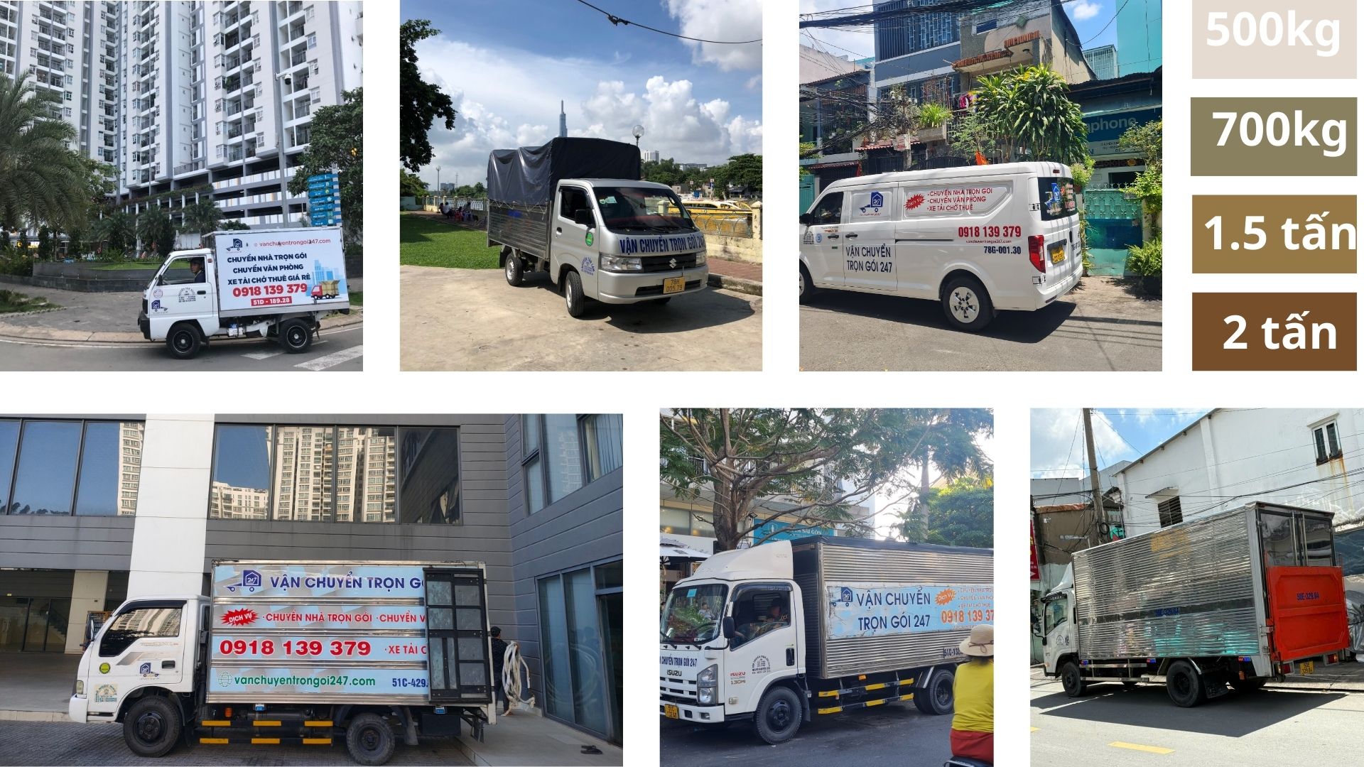 taxi tải chuyển văn phòng HCM