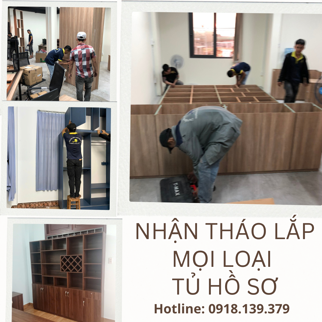 tháo lắp tủ hồ sơ HCM