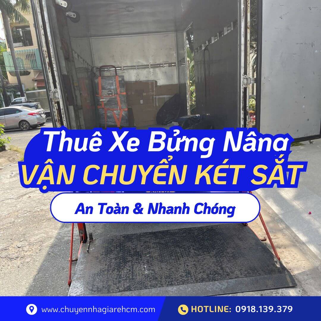 thuê xe bửng nâng chở két sắt
