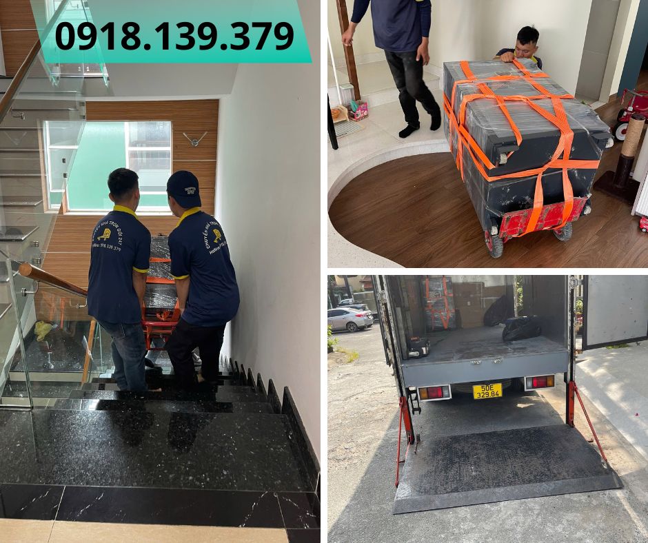 Thuê xe nâng hạ két sắt tại TPHCM